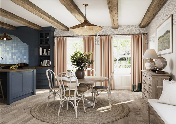 The British Stripe Co. Henry, Polzeath No.2 - Made to Measure Curtains - Image 7